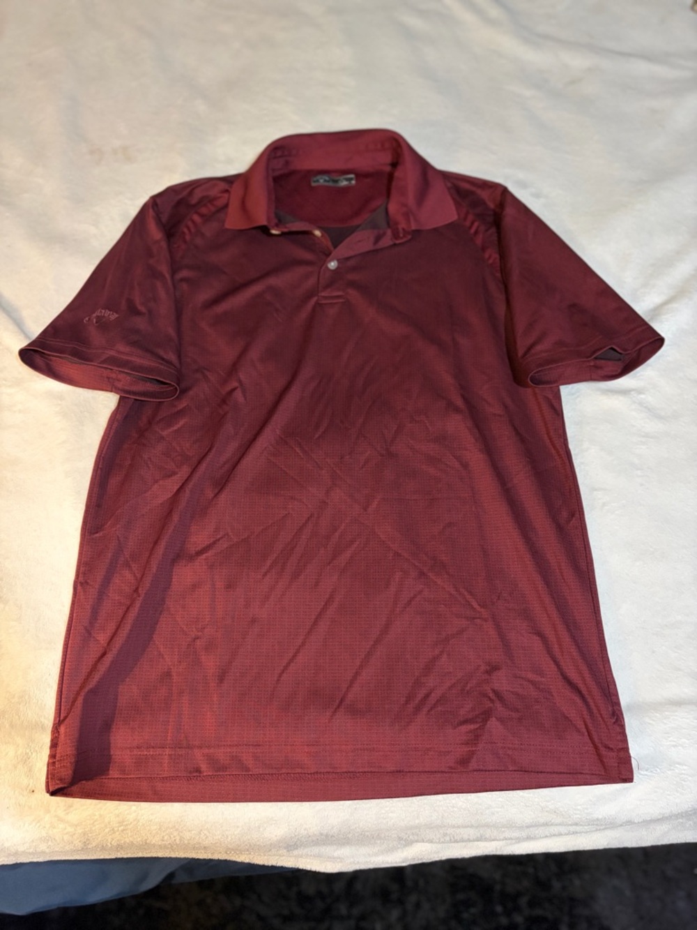 Callaway Men's Burgundy Polo Shirt